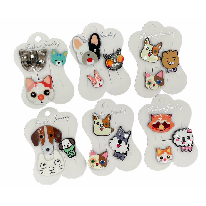 Pack X 18 Piochas, Pin Animal Lover Para Solapa y Mochilas