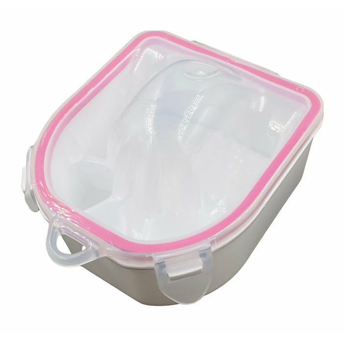 Pocillo Remoja Manos Manicure con Tapa