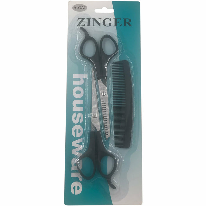 Set de Tijeras & Peine Zinger Peluquería(3)