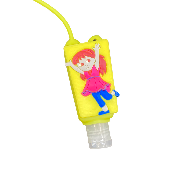 Envase Silicona Colgante para Alcohol Gel 30ml