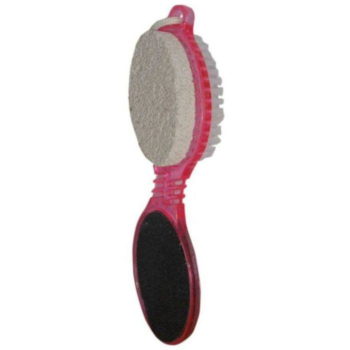 Exfoliante Para Pies 4 En 1 Cepillo Lima Lija Piedra Pomez