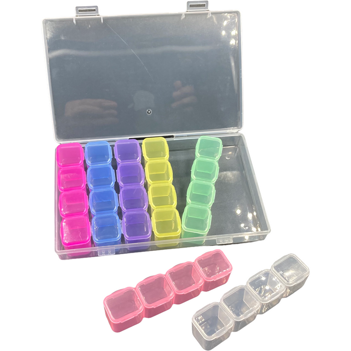 Caja Organizadora de Cristales(28 espacios)