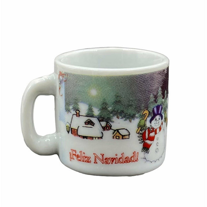 Pack X 12 Tacitas Miniaturas Souvenir Navidad