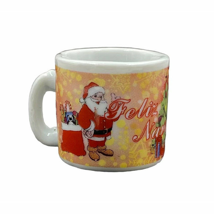 Pack X 12 Tacitas Miniaturas Souvenir Navidad