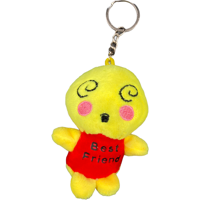 Pack X 12 Llaveros De Peluche Best Friend