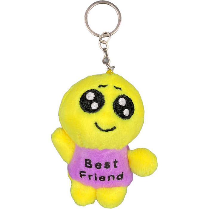 Pack X 12 Llaveros De Peluche Best Friend