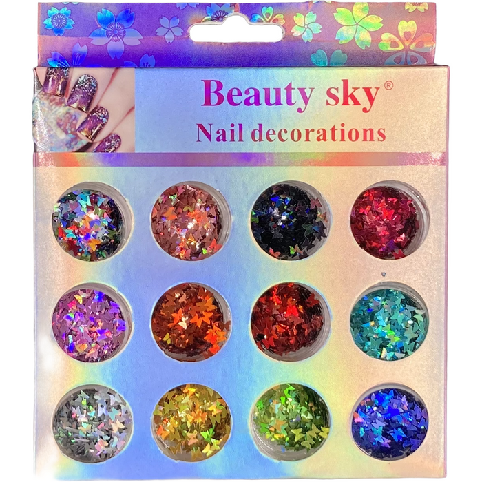 Adorno Escarcha de Uñas Beauty Sky