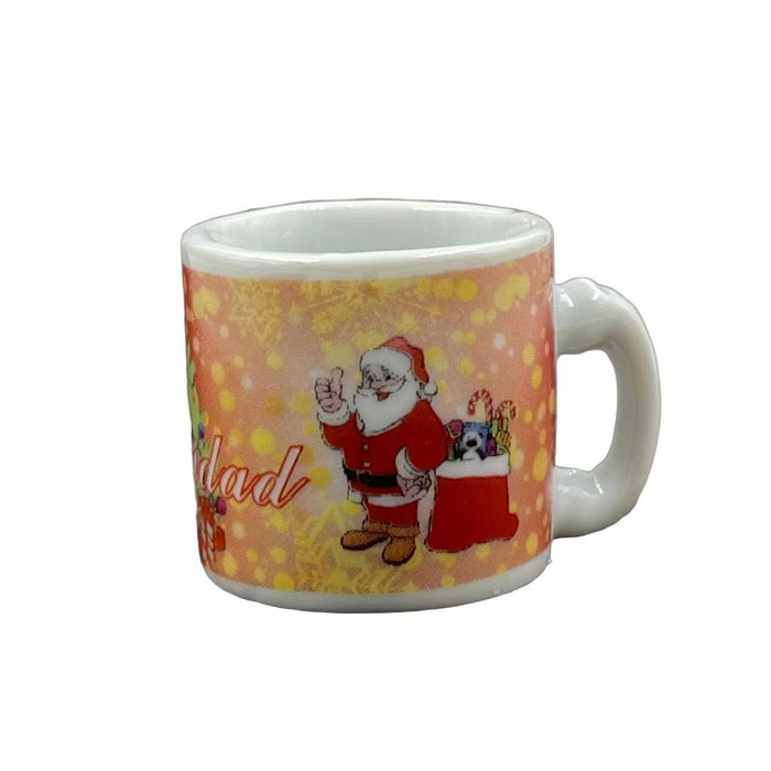 Pack X 12 Tacitas Miniaturas Souvenir Navidad