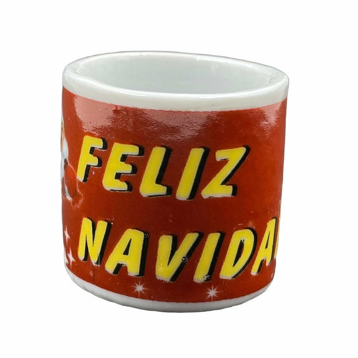 Pack X 12 Tacitas Miniaturas Souvenir Navidad