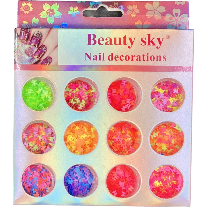 Adorno Escarcha de Uñas Beauty Sky