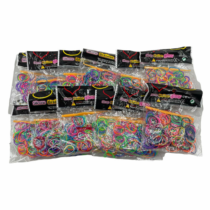 Pack X 12 Kit Elásticos Para Hacer Pulseras