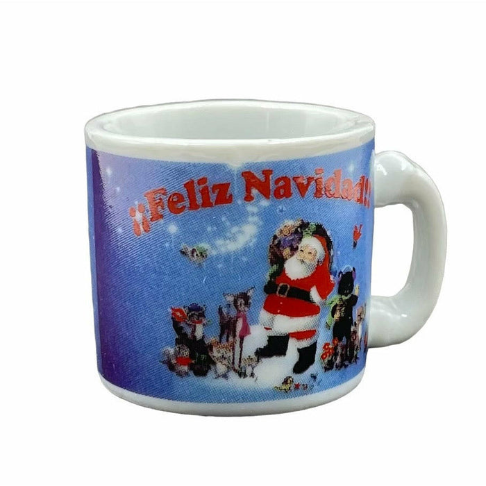 Pack X 12 Tacitas Miniaturas Souvenir Navidad