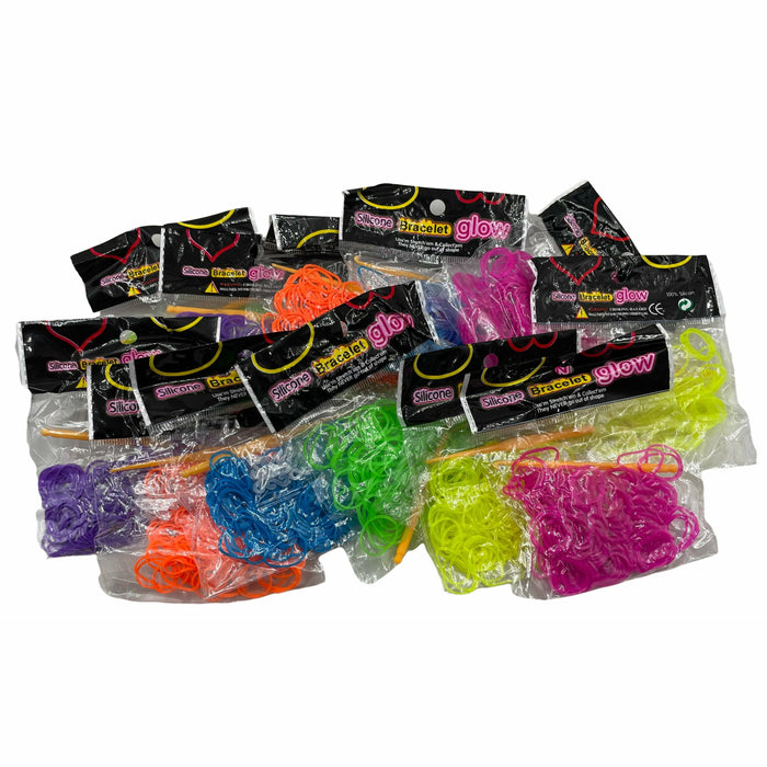 Pack X 12 Kit Elásticos Para Hacer Pulseras