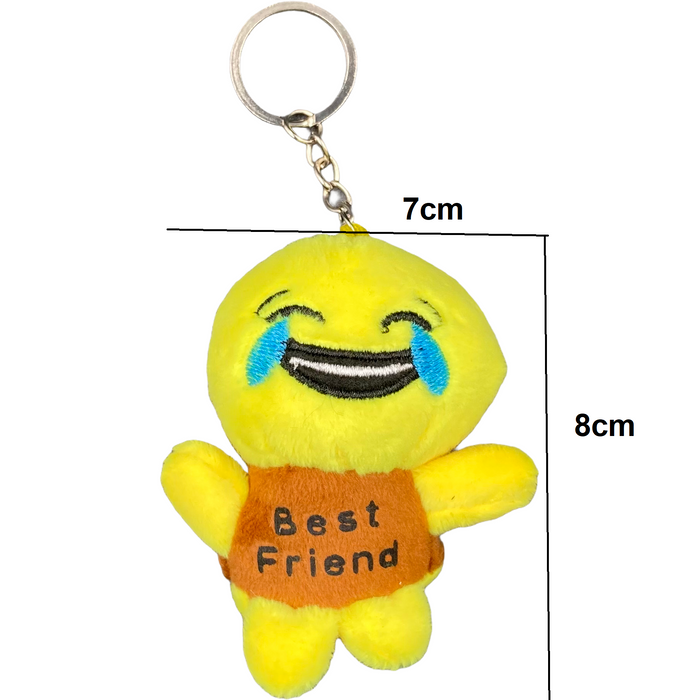 Pack X 12 Llaveros De Peluche Best Friend