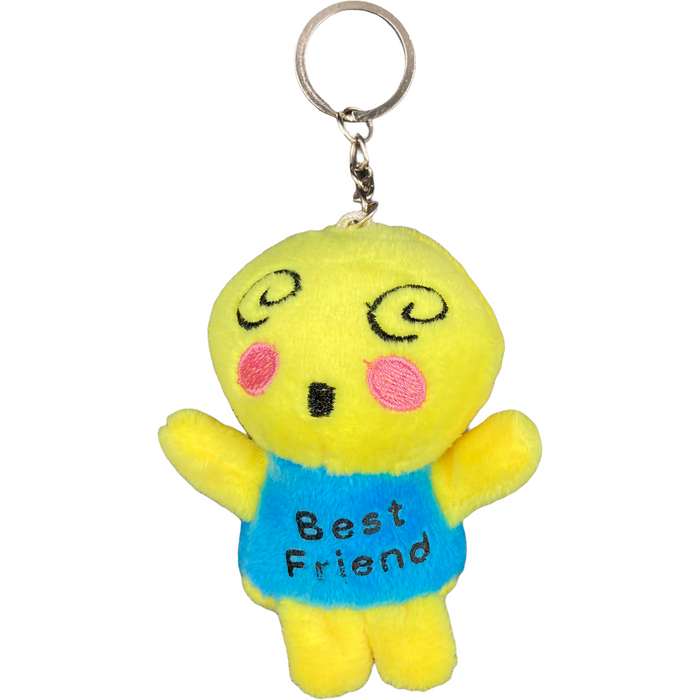 Pack X 12 Llaveros De Peluche Best Friend