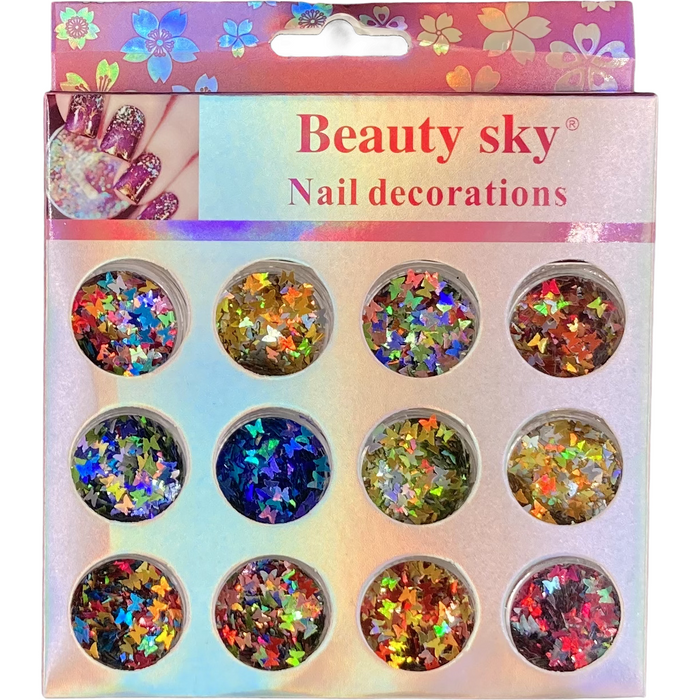 Adorno Escarcha de Uñas Beauty Sky