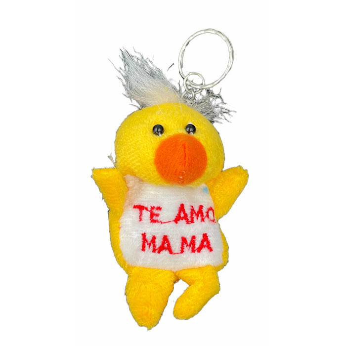 Pack X 12 Llaveros De Peluche Animalitos Te Amo Mamá