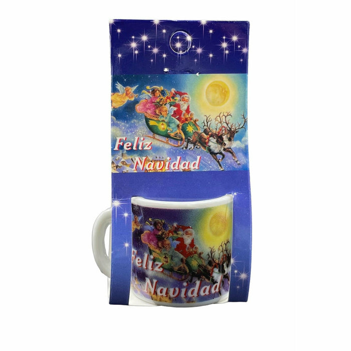 Pack X 12 Tacitas Miniaturas Souvenir Navidad