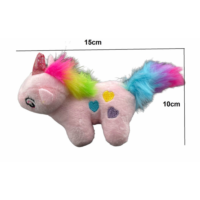 Pack X 12 Llaveros de Peluche Unicornio