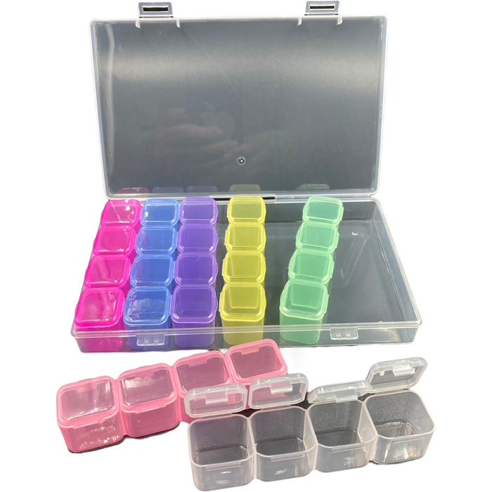 Caja Organizadora de Cristales(28 espacios)