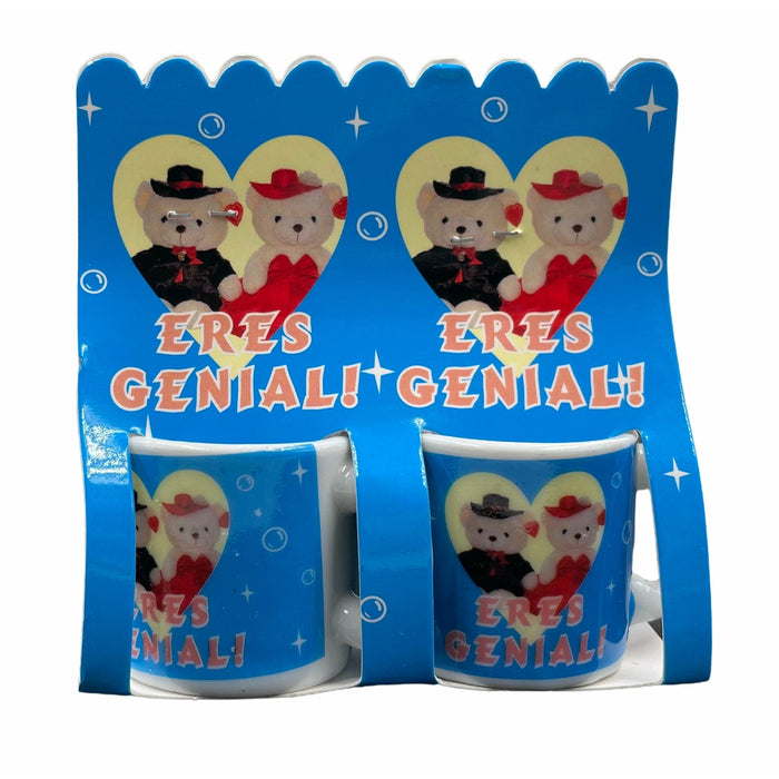 Pack X 12 Tacitas Miniaturas Souvenir Amor Pareja
