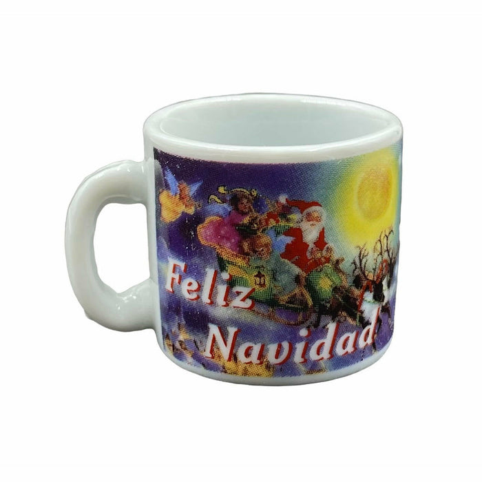 Pack X 12 Tacitas Miniaturas Souvenir Navidad