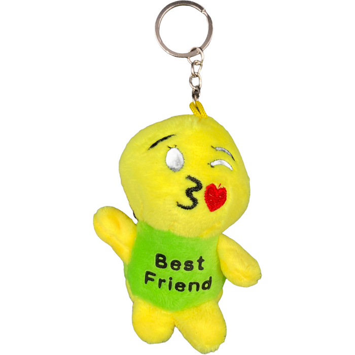 Pack X 12 Llaveros De Peluche Best Friend