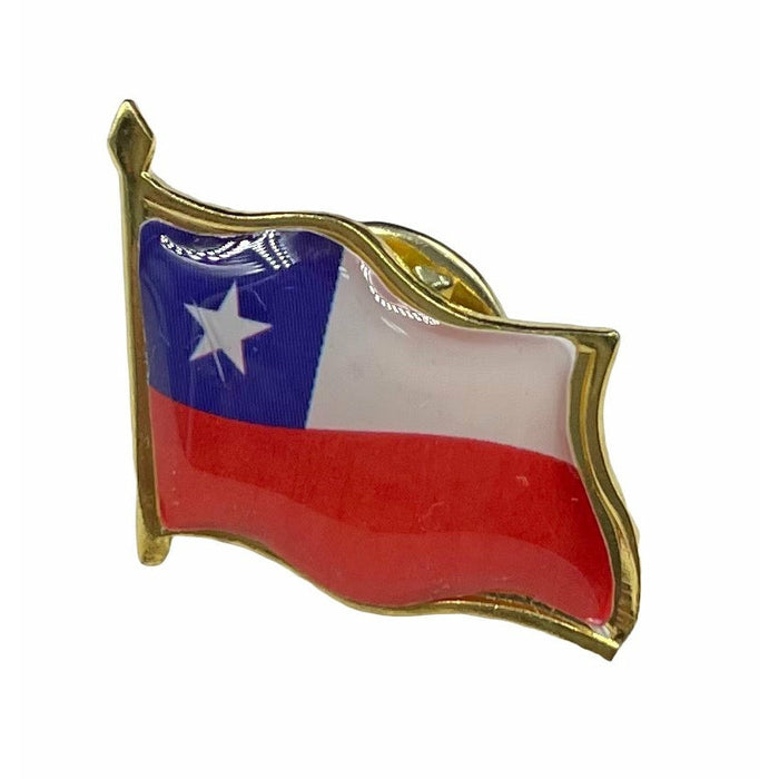 Pack X 12 Piocha, Pin de Bandera Chilena