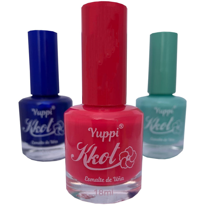 [Pack] 12 Esmaltes Tradicional Brillo - Kkot Chile