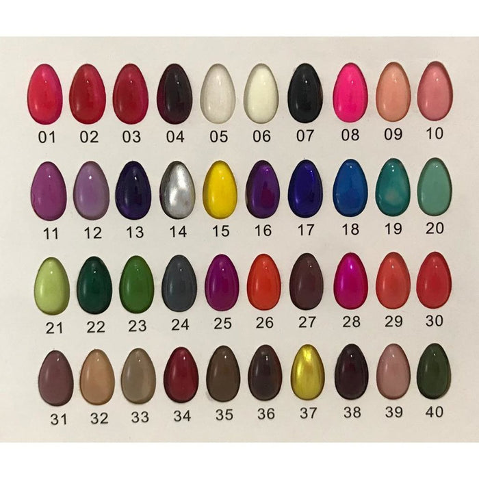 [Pack] 12 Esmaltes Tradicional Brillo - Kkot Chile